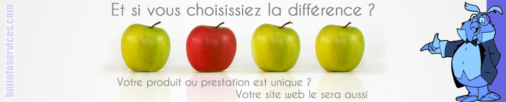 Votre produit ou prestation est unique ? Votre site Internet le sera aussi !